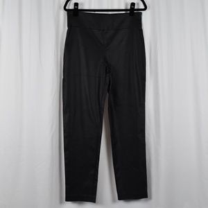 Cato Est. 1946 Faux Leather Black Ponte Pants Size 12